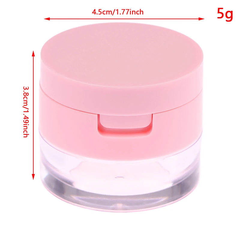 Fillable Mini Plastic Loose Powder Container