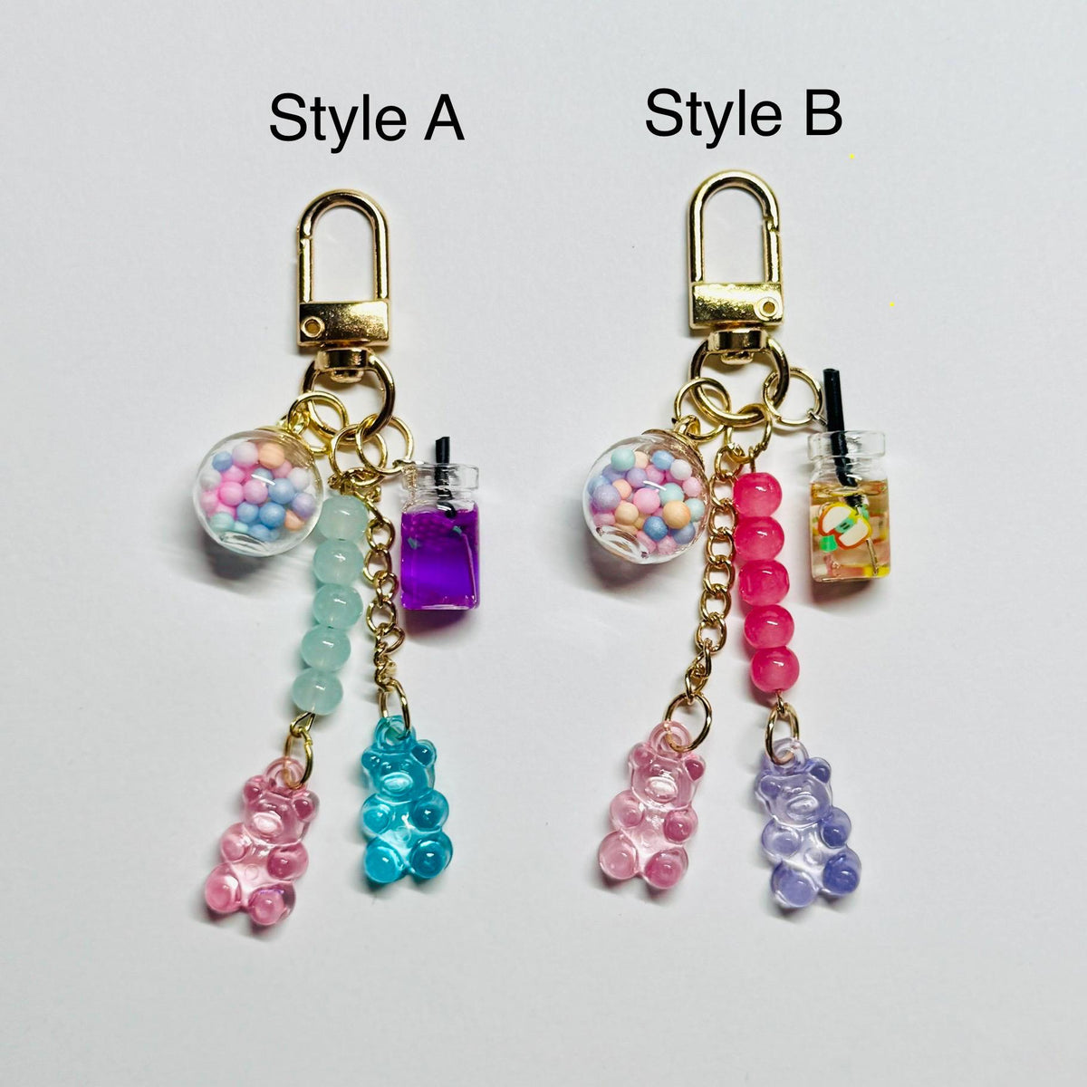 Pretty Mini Notebook Keychain - Mini Journal / Mini Collage Art Notebook