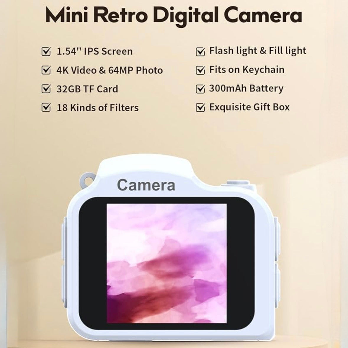 Mini 4K Digital Camera