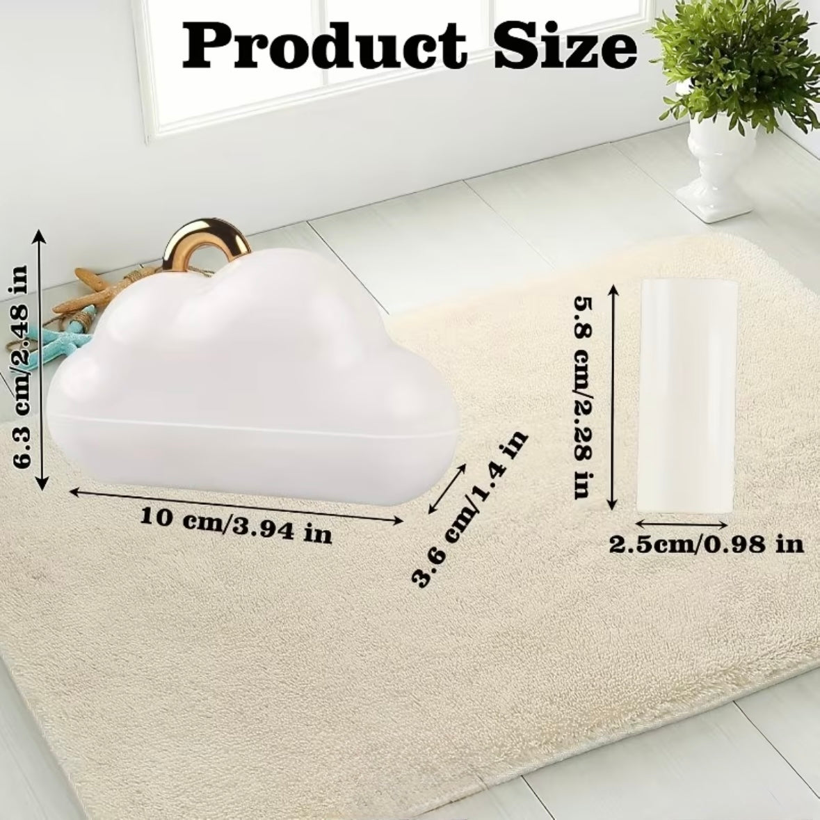 Cloud Shaped Mini Lint Roller