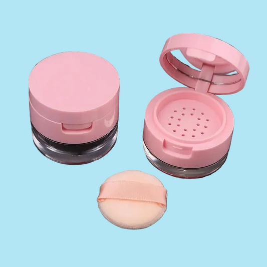 Fillable Mini Plastic Loose Powder Container