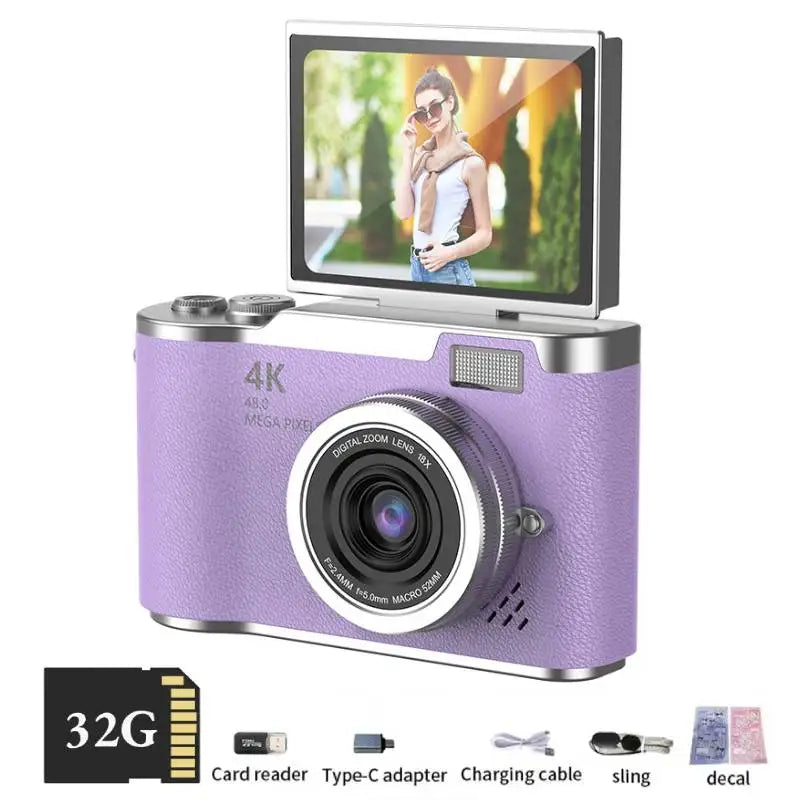 4K Digital Camera w/ Flip Screen