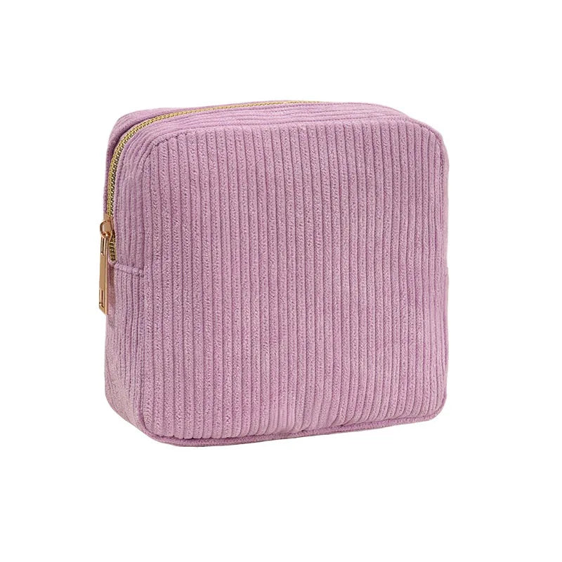 Mini Corduroy Cosmetics Bag