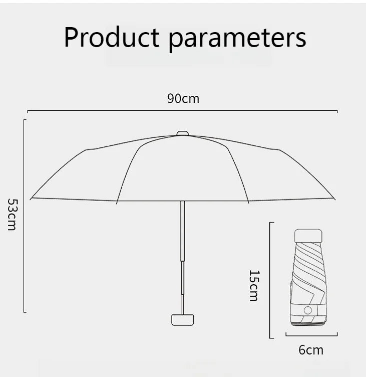 Mini Umbrella in Case