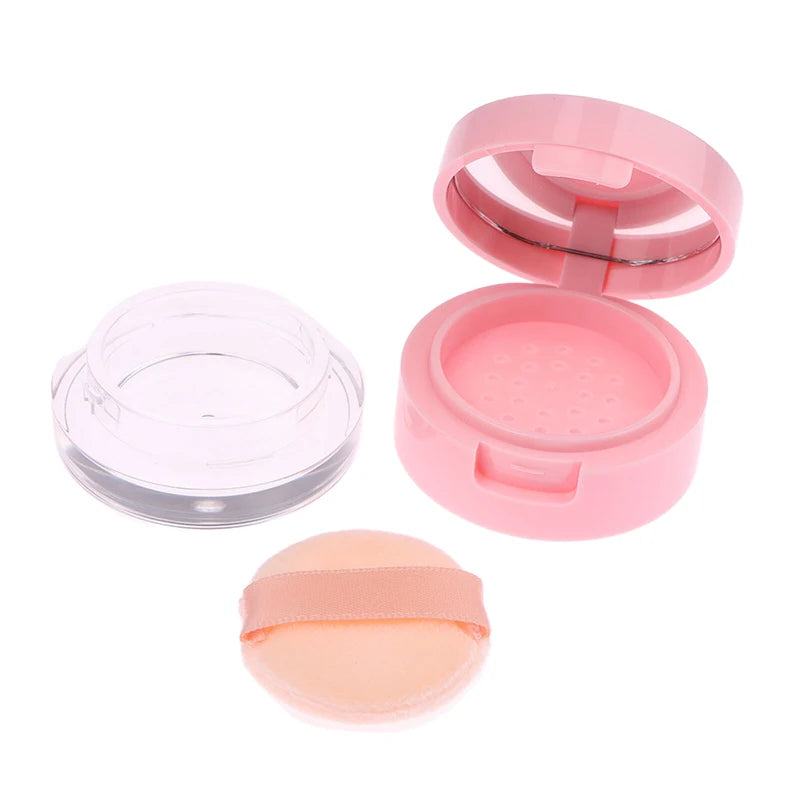 Fillable Mini Plastic Loose Powder Container