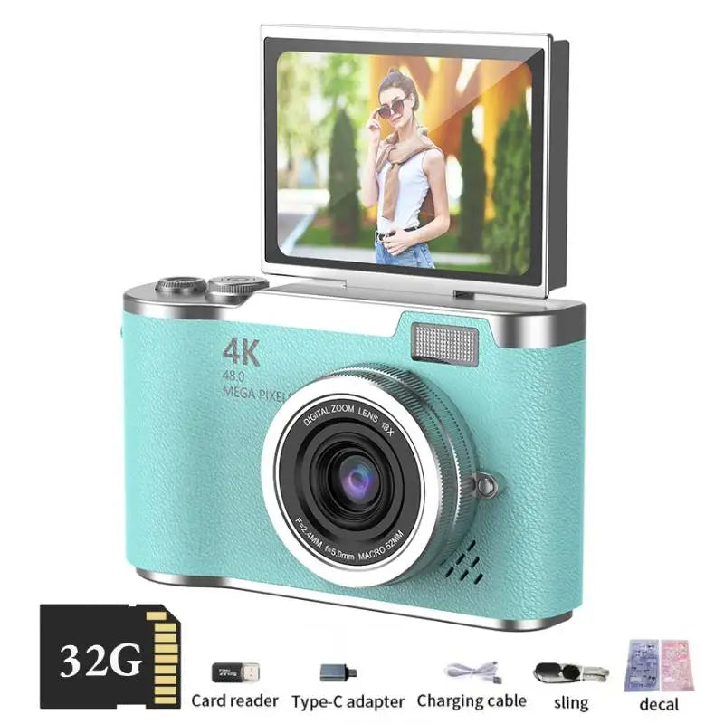4K Digital Camera w/ Flip Screen