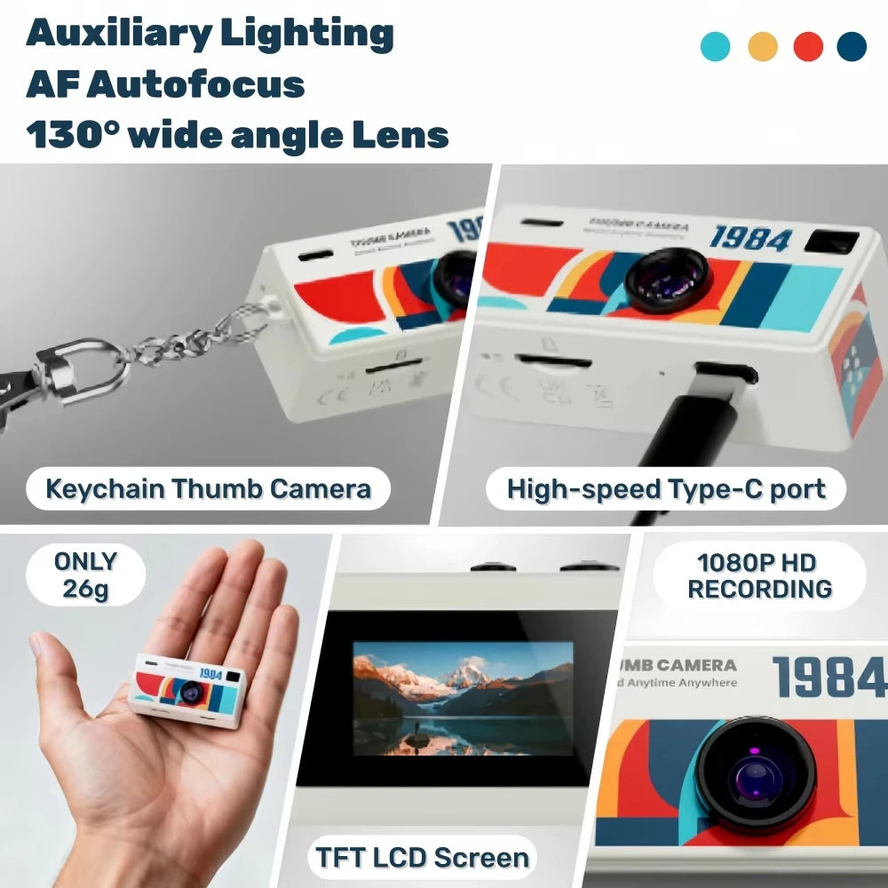 Mini Retro Thumb Camera