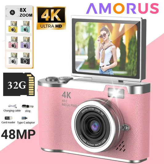 4K Digital Camera w/ Flip Screen
