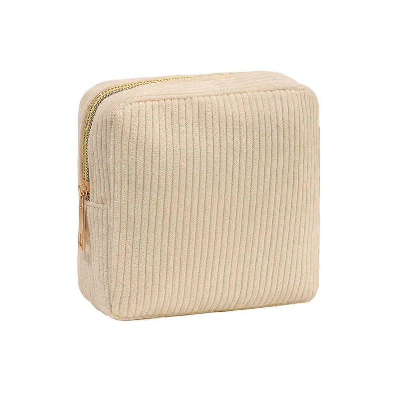 Mini Corduroy Cosmetics Bag
