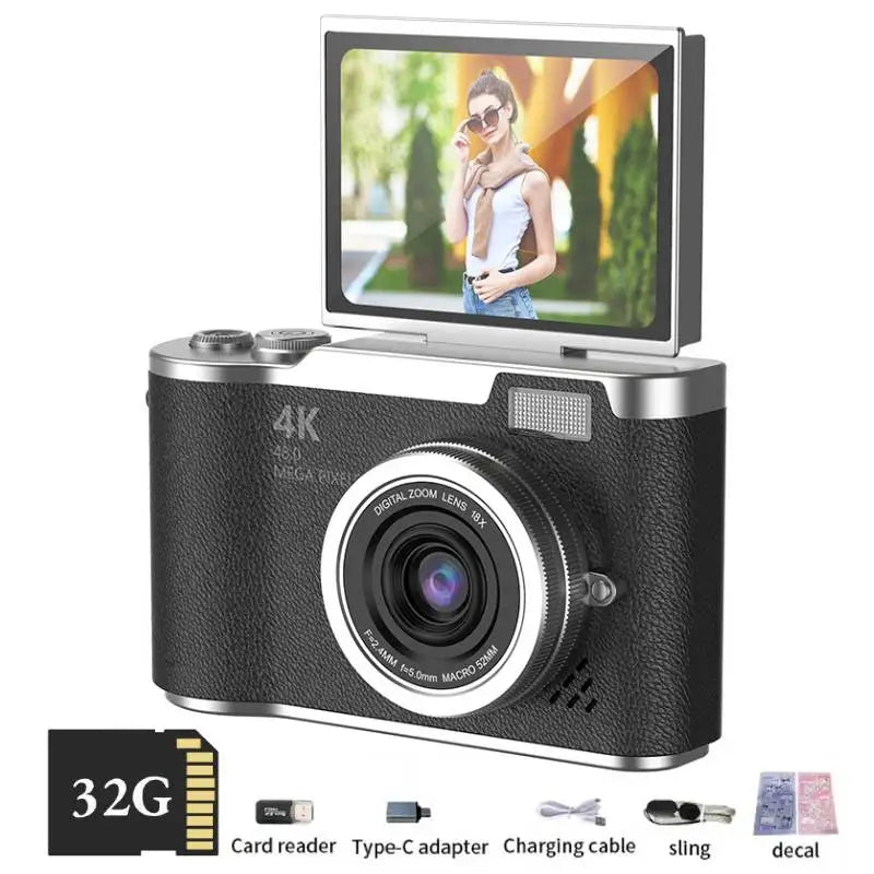4K Digital Camera w/ Flip Screen