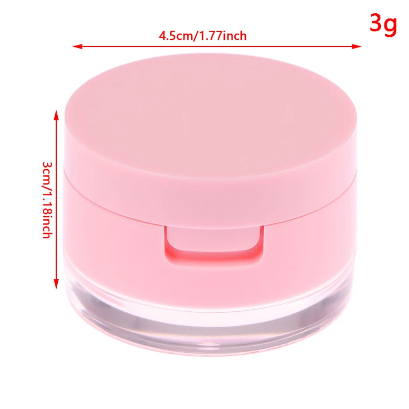 Fillable Mini Plastic Loose Powder Container