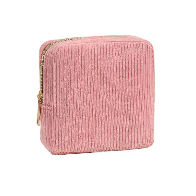 Mini Corduroy Cosmetics Bag