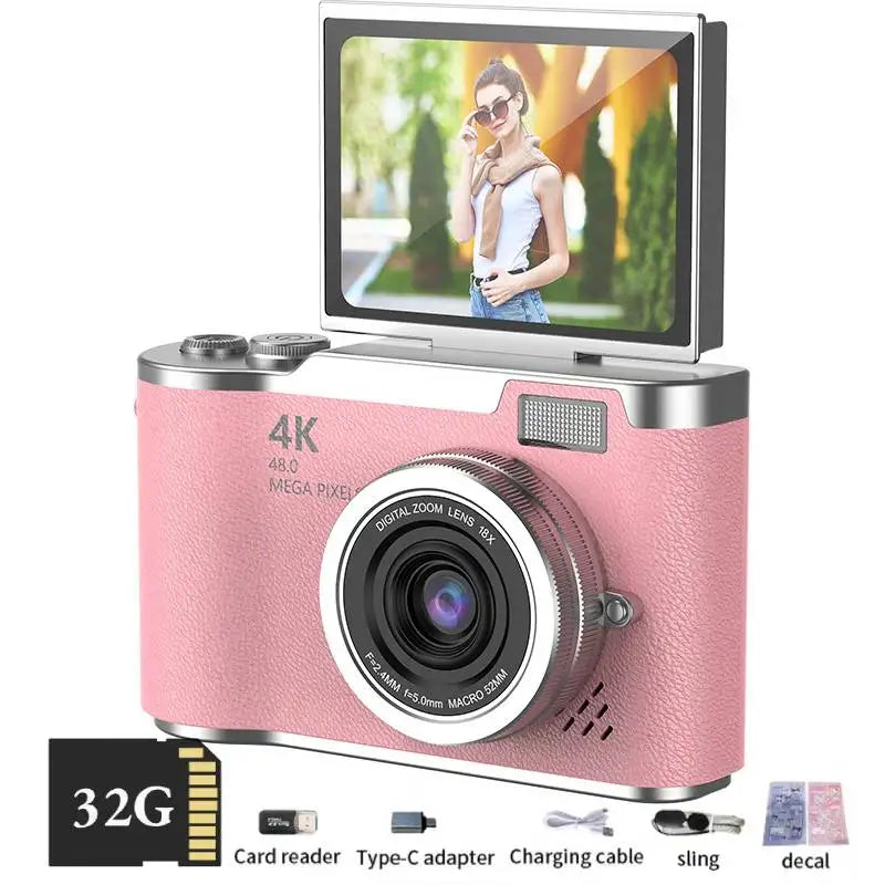 4K Digital Camera w/ Flip Screen