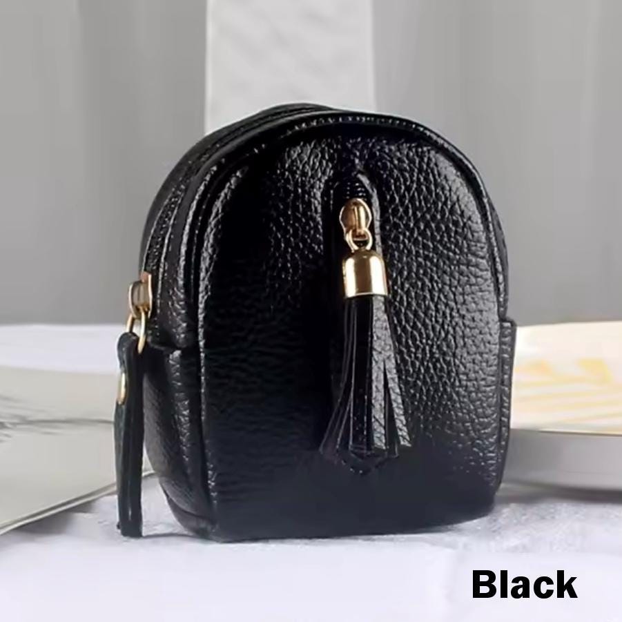 Miniature Tassle Backpack Bag Charm / Favor with Mini Beauty Essentials