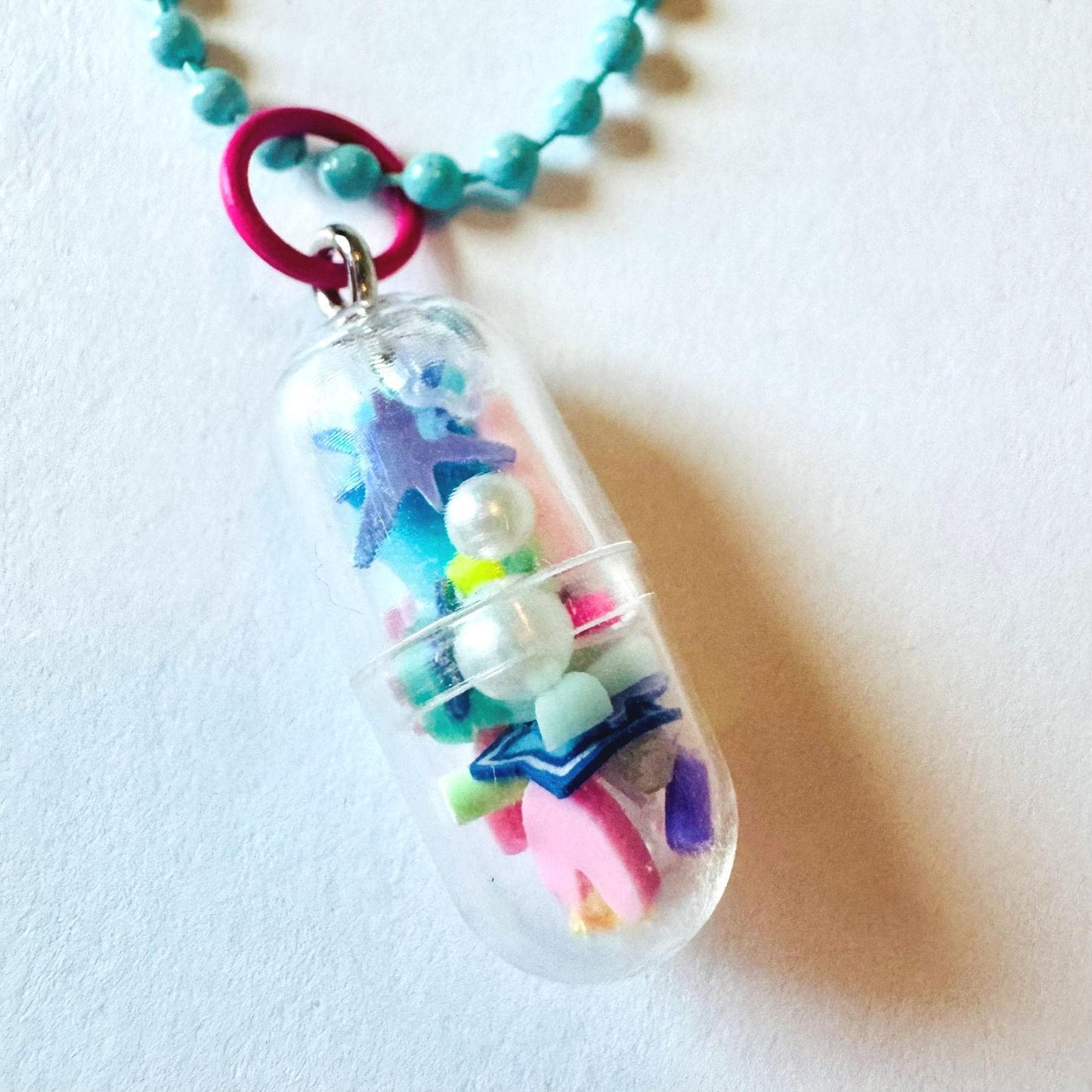 Custom Happy Pill Necklace