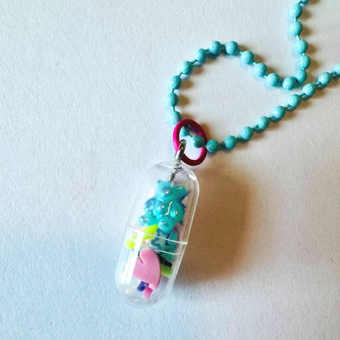 Custom Happy Pill Necklace